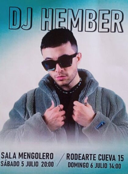 Rojales, evento: Actuación del dj Hember en 'Rodearte', dentro de los actos de las fiestas patronales en honor a San Pedro Apóstol y de Moros y Cristianos