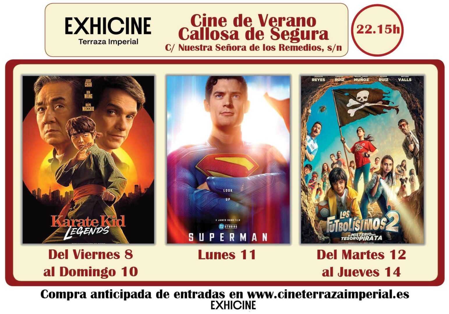 Callosa de Segura, evento cultural: Sesión de cine de verano con la película española ‘Los futbolísimos 2. El misterio del tesoro pirata’ (2025), dentro del ‘Cine de verano’ organizado por la Concejalía de Cultura Callosa de Segura, evento cultural: Sesión de cine de verano con la película española ‘Los futbolísimos 2. El misterio del tesoro pirata’ (2025), dentro del ‘Cine de verano’ organizado por la Concejalía de Cultura