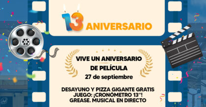 Orihuela Costa, evento: Celebración del 13º aniversario del Centro Comercial Zenia Boulevard con sorpresas y regalos, dentro de los actos de septiembre del Centro Comercial Zenia Boulevard