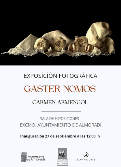 Almoradí inaugura este sábado la exposición fotográfica 'Gaster-Nomos' de Carmen Armengol en la Sala de Exposiciones