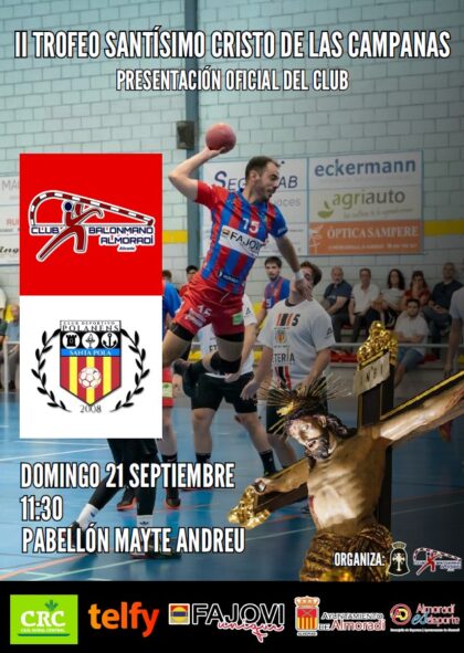Almoradí, evento: Comida de hermandad con vecinos de la calle Santo Cristo, cofrades y costaleros de la Hermandad del Santísimo Cristo de las Campanas, dentro de los actos de las fiestas del Santísimo Cristo de las Campanas