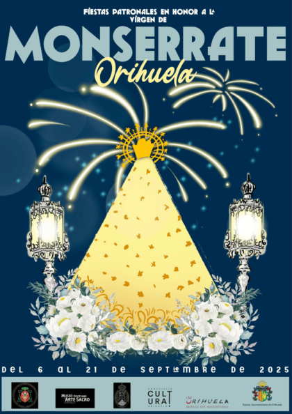 Orihuela celebra sus fiestas en honor a la Virgen de Monserrate del 6 al 21 de septiembre con un variado programa de actos