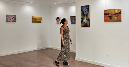 El Museo de la Reconquista acoge la exposición de pintura realizada por usuarios del Centro de Mayores 'Virgen de Monserrate'