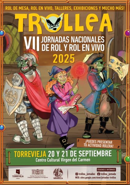 Torrevieja acoge este fin de semana las VII Jornadas Nacionales de Rol y Rol en Vivo 'Trollea' con un amplio programa de actividades