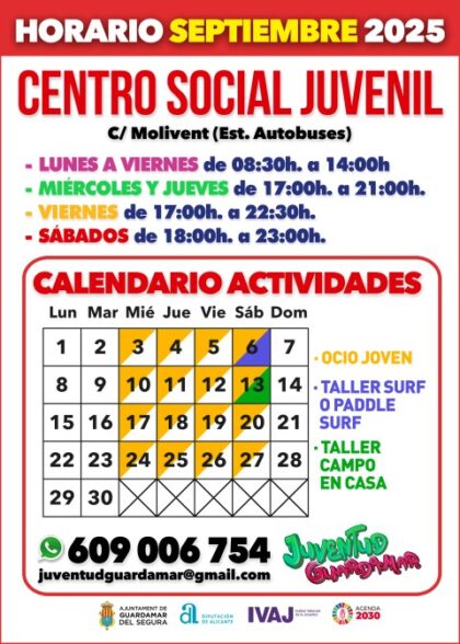 Guardamar del Segura, evento cultural: Representación de la obra de teatro 'El tonto es un sabio', de Adrián Ortega y Sigfrido Blasco, por el grupo 'Amtea teatro', dentro de la agenda municipal de septiembre del Ayuntamiento