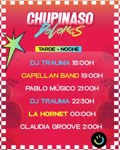 Dolores, evento: Inicio de la fiesta del 'chupinaso majaero' 2025, con fiesta del agua y de la espuma, y XV Retreta de Peñas Festeras, dentro de las fiestas patronales en honor a Nuestra Señora de los Dolores