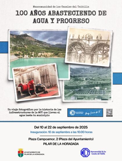 Pilar de la Horadada, evento: Inauguración de la exposición fotográfica itinerante 'Mancomunidad de los Canales del Taibilla: 100 años abasteciendo de agua y de progreso', organizada por la Mancomunidad de los Canales del Taibilla (MCT)