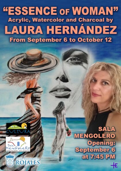 Rojales, evento: Exposición 'Esencia de mujer' ('Essence of woman'), de la artista Laura Hernández, organizada por la Concejalía de Cultura y la asociación artístico artesanal 'Cuevas del Rodeo'