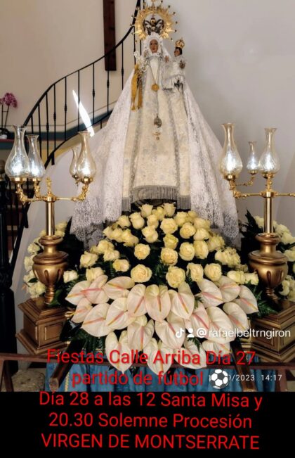 Calle Arriba de Orihuela, evento: Tradicional partido de fútbol entre 'Solteros' vs. 'Casados', entrega de trofeos y merienda de hermandad, dentro de los actos de las fiestas de la Calle Arriba en honor a la Virgen de Monserrate