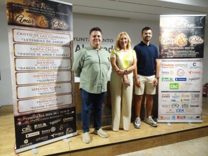 La Sociedad Unión Musical de Almoradí abre su temporada 2025-2026 este sábado con el concierto 'Leyendas de Amor' La Sociedad Unión Musical de Almoradí abre su temporada 2025-2026 este sábado con el concierto 'Leyendas de Amor'