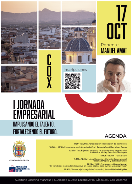 Cox impulsa su futuro empresarial con la I Jornada y Gala Empresarial que unen formación, talento y reconocimiento