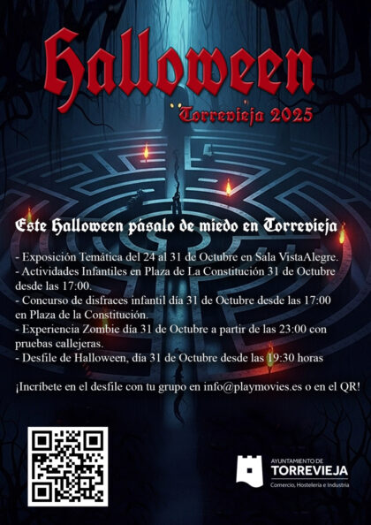 Torrevieja, evento: Actividades infantiles, dentro de las actividades para la celebración de la fiesta de 'Halloween' del Ayuntamiento Torrevieja, evento: Actividades infantiles, dentro de las actividades para la celebración de la fiesta de 'Halloween' del Ayuntamiento