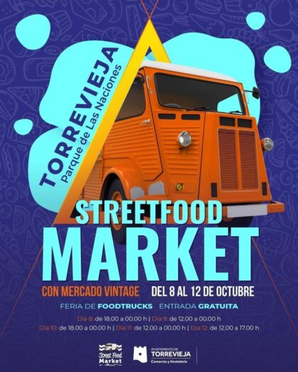 El Parque de las Naciones acogerá la quinta edición de Street Food Market del 8 al 12 de octubre