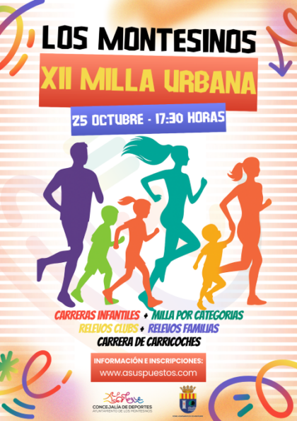 Los Montesinos, evento: XII Milla Urbana de Los Montesinos en todas las categorías, dentro de los actos de las fiestas patronales en honor a la Virgen del Pilar