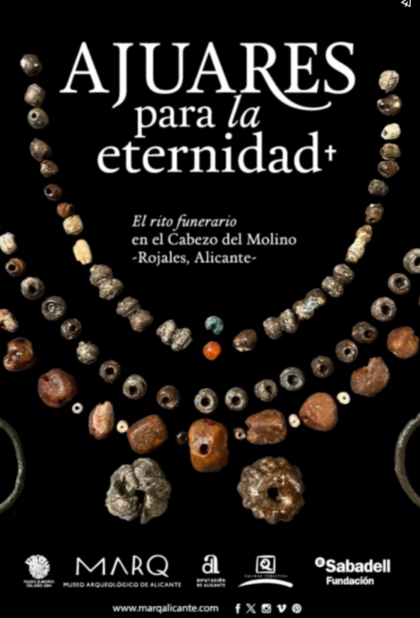 Rojales, evento: Exposición permanente del MARQ 'Ajuares para la eternidad. El rito funerario en el Cabezo del Molino' con cuatro conjuntos de joyas bizantinas de la necrópolis del yacimiento del Cabezo del Molino de Rojales, dentro de los actos del Museo Arqueológico y Paleontológico Municipal