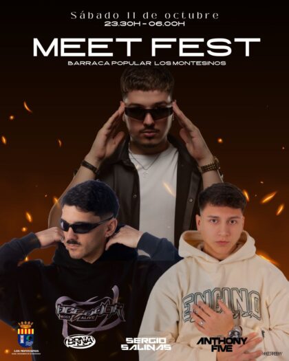 Los Montesinos, evento: Apertura de la barraca popular 'Meet fest', dentro de los actos de las fiestas patronales en honor a la Virgen del Pilar Los Montesinos, evento: Apertura de la barraca popular 'Meet fest', dentro de los actos de las fiestas patronales en honor a la Virgen del Pilar