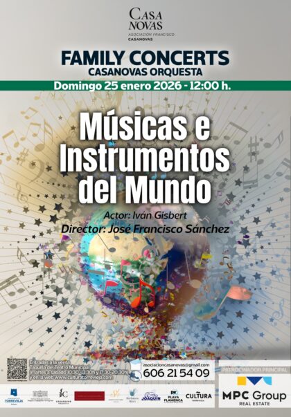 La Casanovas Orquesta presenta sus 'Family Concerts' en el Teatro Municipal de Torrevieja