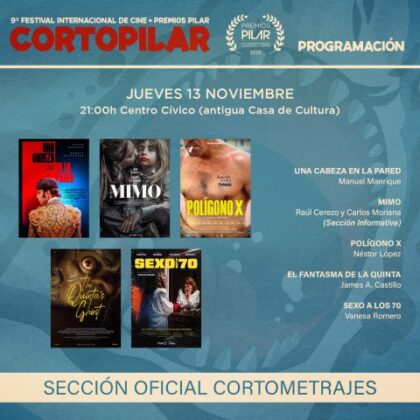 Pilar de la Horadada, evento cultural: Cuarta sesión de la proyección de la sección oficial de cortometrajes, dentro del 9º Festival Internacional de Cortometrajes 'Cortopilar 2025'