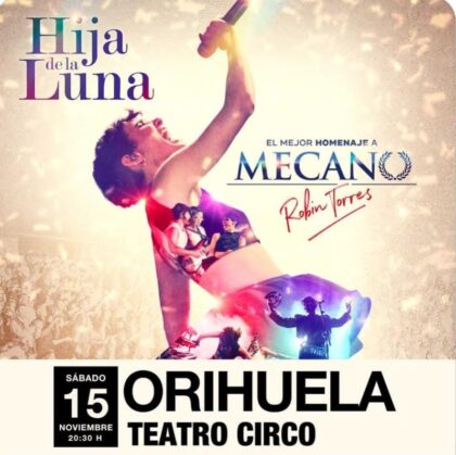 Orihuela, evento cultural: Concierto tributo al mítico grupo Mecano 'Hija de la luna', dentro de la programación del último cuatrimestre de 2025 del Teatro Circo 'Atanasio Die'