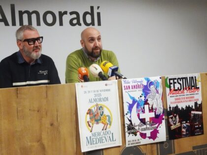 Almoradí celebrará el Medio Año Festero y las Fiestas Patronales en honor a San Andrés los días 28, 29 y 30 de noviembre