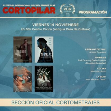 Pilar de la Horadada, evento cultural: Quinta sesión de la proyección de la sección oficial de cortometrajes, dentro del 9º Festival Internacional de Cortometrajes 'Cortopilar 2025'