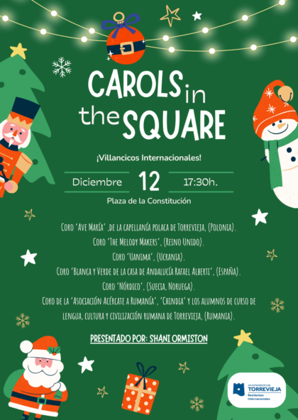 Torrevieja celebra este viernes su tradicional concierto de villancicos internacionales 'Carols in the Square’ con seis coros de diferentes países