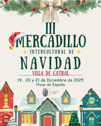 Catral, evento: III Mercadillo Intercultural de Navidad 'Villa de Catral' actividades, puestos, gastronomía y ambiente festivo, organizado por la Concejalía de Acción Social