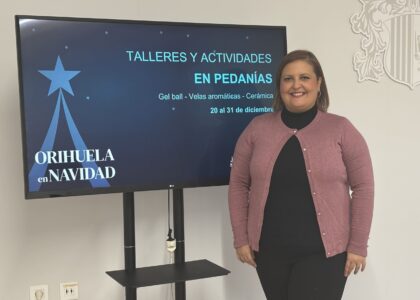 Juventud organiza talleres creativos en las pedanías de Orihuela durante las fiestas navideñas