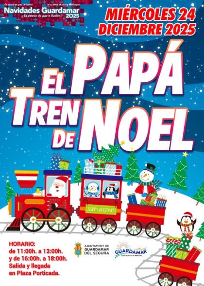 Guardamar del Segura, evento: Visitas a la casita de Papá Noel, dentro del programa de actividades de las navidades 2025-2026 organizado por el Ayuntamiento