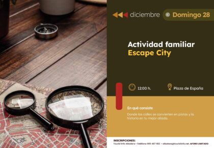 Albatera, evento: Actividad familiar 'Escape city', dentro de los actos de la programación navideña de la Concejalía de Fiestas