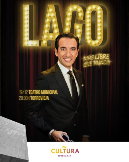 Torrevieja, evento cultural: Espectáculo de humor con el monologuista Miguel Lago, con 25 años de 'stand-up', dentro de la programación cultural para el tercer cuatrimestre organizada por la Concejalía de Cultura