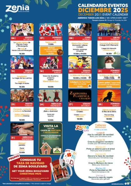 Orihuela Costa, evento: Taller infantil 'Decora tu taza de Navidad' con 'Zenia kids', dentro de los actos de diciembre del Centro Comercial Zenia Boulevard Orihuela Costa, evento: Taller infantil 'Decora tu taza de Navidad' con 'Zenia kids', dentro de los actos de diciembre del Centro Comercial Zenia Boulevard