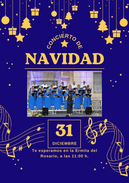 Callosa de Segura, evento cultural: Concierto de Navidad, a cargo del coro de la Tercera Edad, organizado por el Ayuntamiento