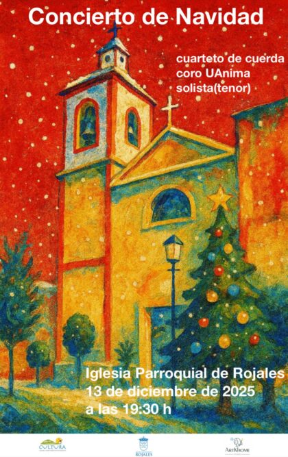 Rojales, evento cultural: Concierto de Navidad con cuarteto de cuerda, el coro 'UAnima' y solista tenor ucranianos, dentro de los actos del último trimestre del año de la Concejalía de Cultura