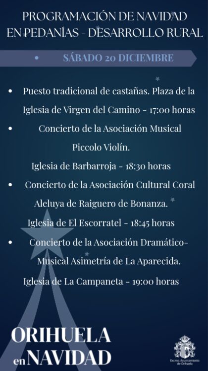 La Campaneta de Orihuela, evento: Exhibición del juego tradicional del tranco para todas las edades, dentro de la programación de actos de 'Navidad en pedanías 2025' organizada por la Concejalía de Desarrollo Rural La Campaneta de Orihuela, evento: Exhibición del juego tradicional del tranco para todas las edades, dentro de la programación de actos de 'Navidad en pedanías 2025' organizada por la Concejalía de Desarrollo Rural