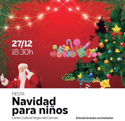 Torrevieja, evento: Fiesta de Navidad con entrega de regalos de Papá Noel a los niños asistentes, dentro de la programación cultural para el tercer cuatrimestre organizada por la Concejalía de Cultura