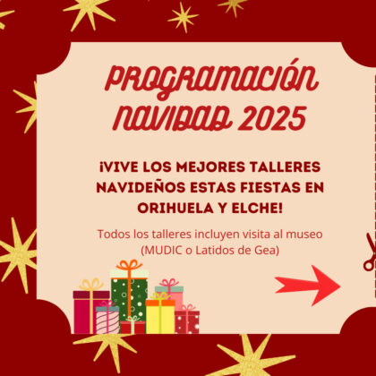 Desamparados de Orihuela, evento: Taller de inteligencia artificial, dentro del programa de talleres en navidades organizado por el Museo de Ciencias MUDIC 'Jesús Carnicer'