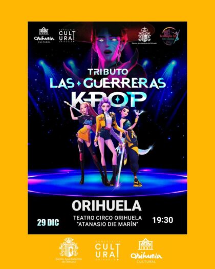 Orihuela, evento cultural: Espectáculo tributo a 'Las guerreras k-pop' para los más pequeños, dentro de la programación del último cuatrimestre de 2025 del Teatro Circo 'Atanasio Die'