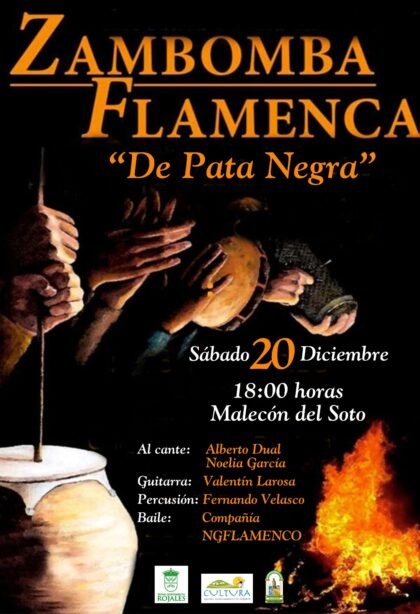 Rojales, evento cultural: Concierto de zambomba flamenca 'De pata negra', dentro de los actos del último trimestre del año de la Concejalía de Cultura