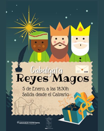 Rafal, evento: Cabalgata de los Reyes Magos, organizada por el Ayuntamiento