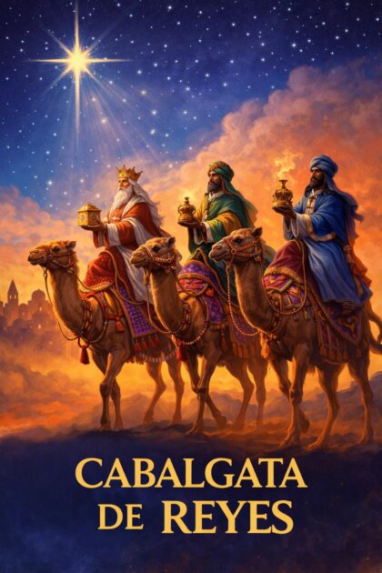 Almoradí, evento: CAMBIO de SALIDA y ADELANTO de HORARIO Cabalgata de SS. MM. los Reyes Magos, dentro de la programación de Navidad organizada por la Concejalía de Cultura