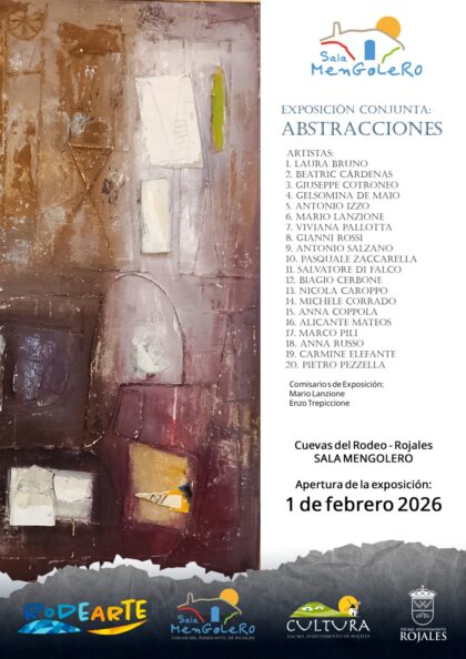 Rojales, evento: Exposición conjunta de una veintena de artistas 'Abstracciones', organizada por Concejalía de Cultura y asociación artístico artesanal 'Cuevas del Rodeo'