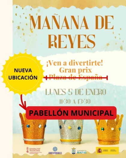 Rafal, evento: CAMBIO de UBICACIÓN Gran Prix de la mañana de Reyes, organizada por el Ayuntamiento