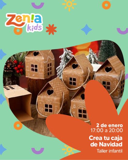 Orihuela Costa, evento: Taller infantil 'Crea tu caja de regalo' por el club 'Zenia kids', dentro de los actos de enero del Centro Comercial Zenia Boulevard