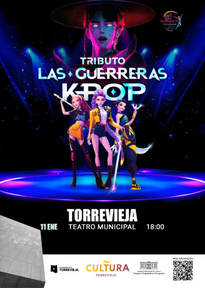 Torrevieja, evento cultural: Espectáculo tributo a 'Las guerreras k-pop' 'Las reinas del k-pop', dentro de la programación cultural para el primer cuatrimestre de 2026 organizada por la Concejalía de Cultura