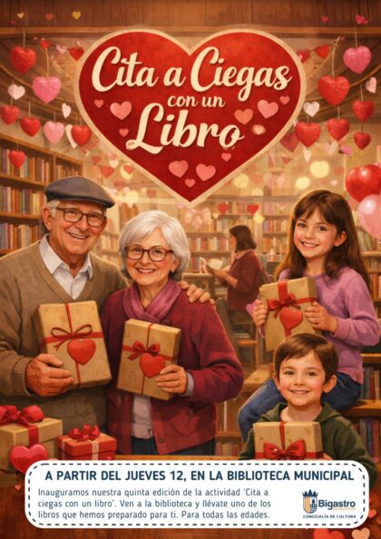 Bigastro celebra el amor por la lectura con la quinta edición de ‘Cita a ciegas con un libro’