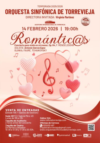 La Orquesta Sinfónica de Torrevieja y el Teátrico del Carnaval llenan de cultura el fin de semana en la ciudad