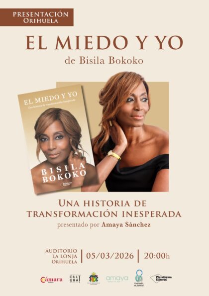 Orihuela acoge la presentación del nuevo libro de Bisila Bokoko sobre la gestión del miedo y la salud emocional