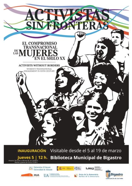 Bigastro acoge la exposición 'Activistas sin fronteras' en la Biblioteca Municipal con motivo del Día Internacional de la Mujer