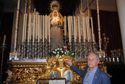 Pepe Sáez Sironi, presidente de la Junta Mayor de Semana Santa de Orihuela: "La Orden Franciscana incorpora la talla de La Magdalena abrazada a la Cruz del Cristo de la Agonía''